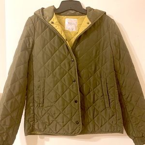 Zara quilted jacket with hood